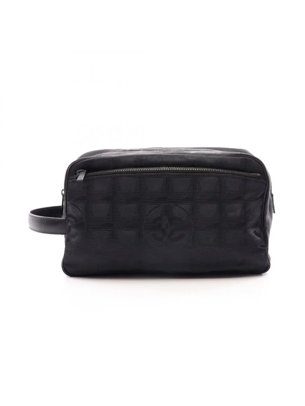 Chanel Clutch New Travel Line Black Leather